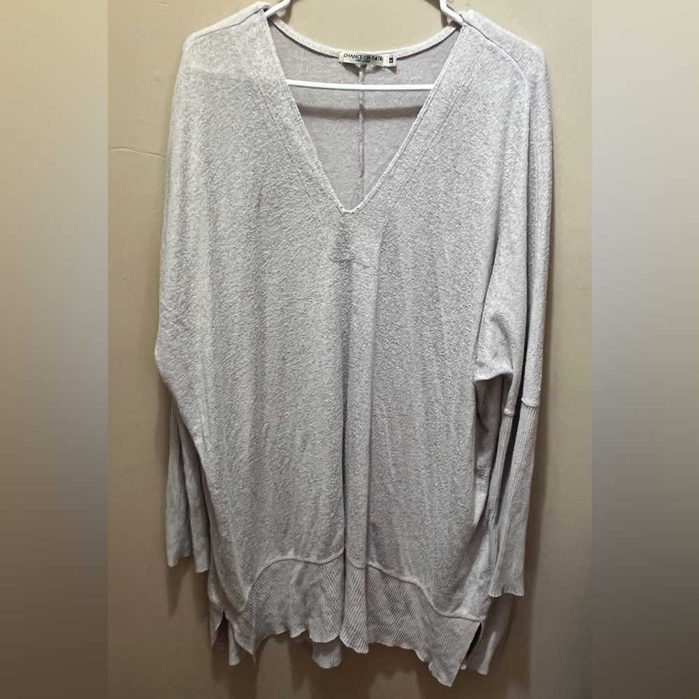 Chance of fate xl‎ v neck light sweater oversized cottage core fairy Lagon look